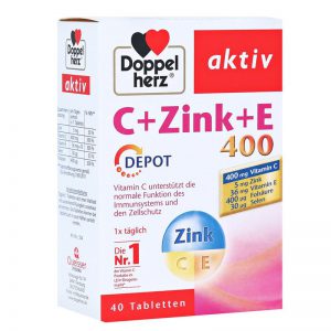 Doppelherz Vitamin C + cink + vitamin E tablete 40 kom.