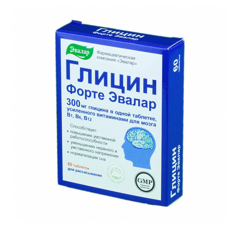 EVALAR Glicin FORTE tablete, a60