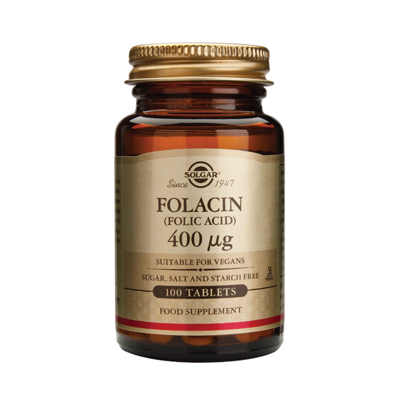 Folacin (Folna kiselina) 400 mcg tablete, a100