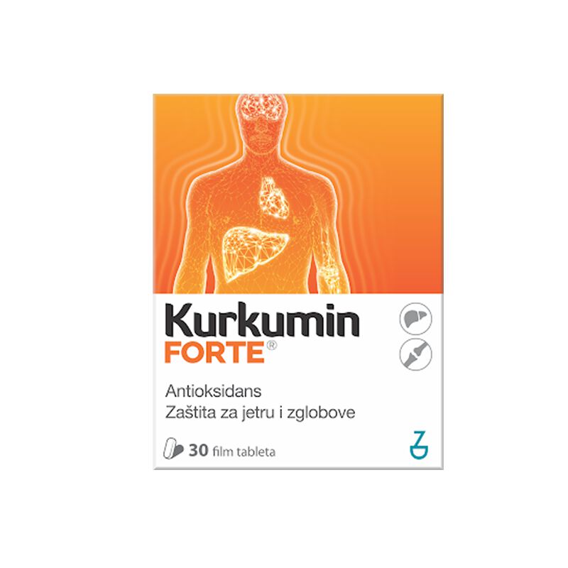 Kurkumin Forte 500mg+5mg tablete 30 kom.