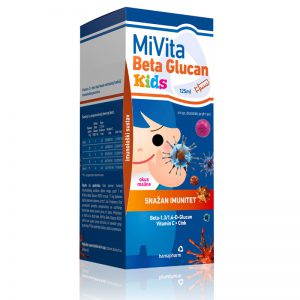 MiVita Beta Glucan Kids sirup 125mL