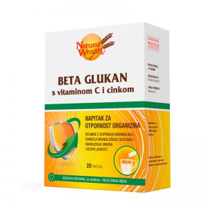 Natural Wealth Beta glukan s vitaminom C i cinkom