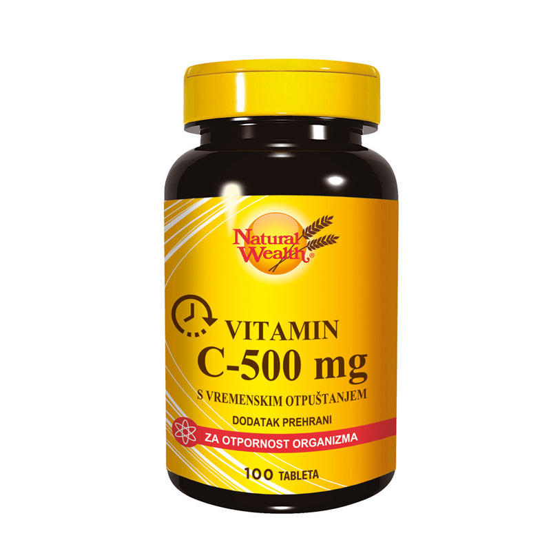 Natural Wealth C-500 mg s produženim oslobađanjem tablete, a100