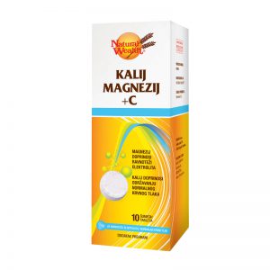 Natural Wealth Kalij Magnezij + C šumeće tablete, a10