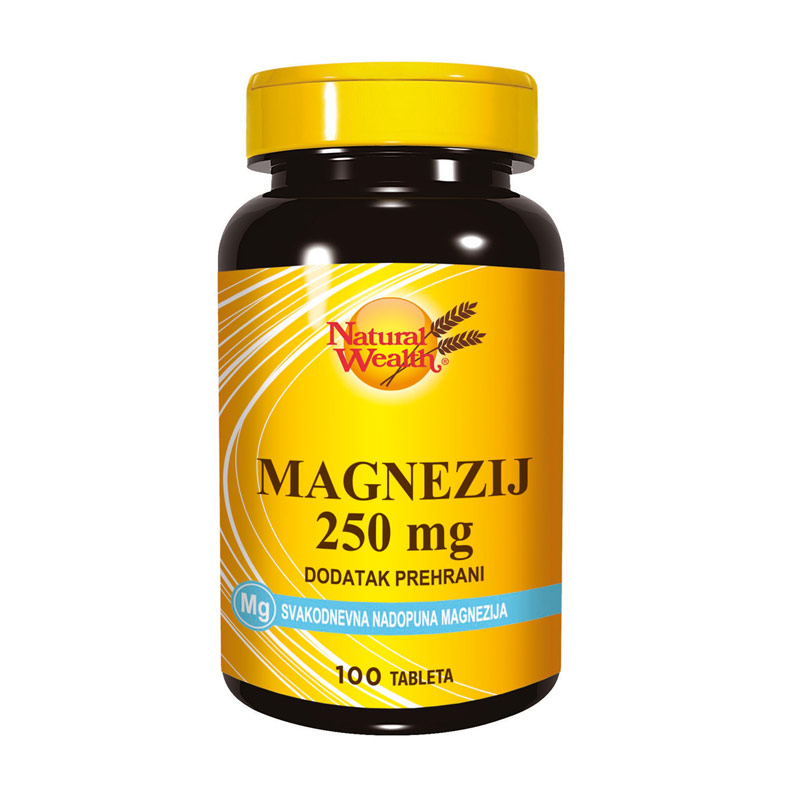 Natural Wealth Magnezij 250 mg tablete a100