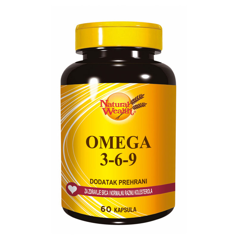 Natural Wealth Omega 3-6-9 kapsule, a60