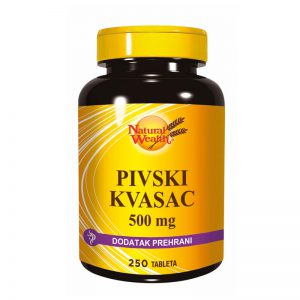 Natural Wealth Pivski kvasac 500mg tablete, a250