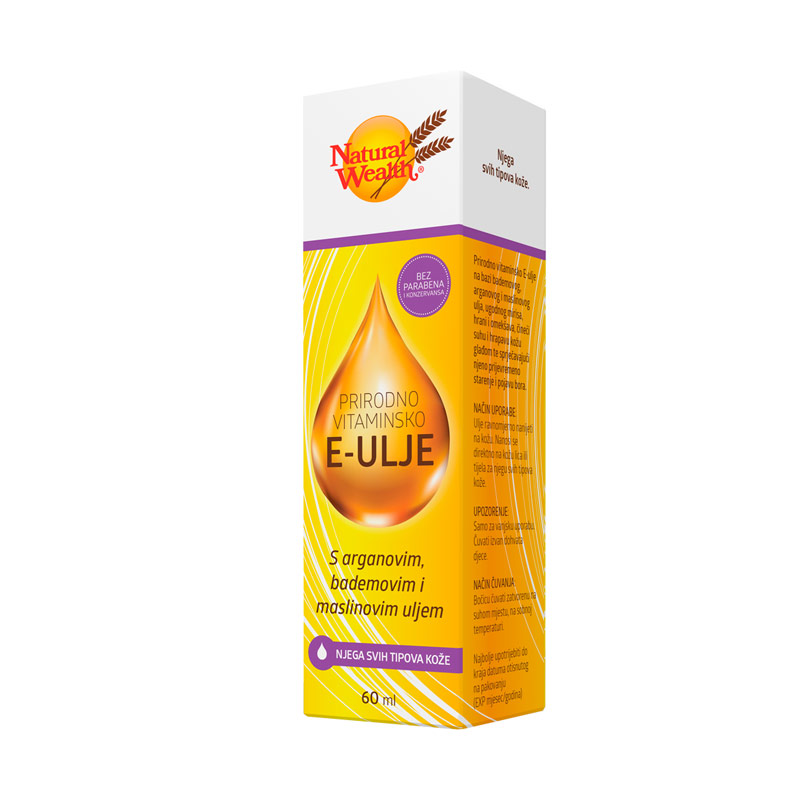 Natural Wealth Prirodno vitaminsko E – ulje, 60 mL