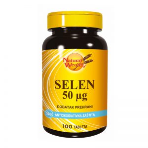 Natural Wealth Selen 50 mcg tablete, a100