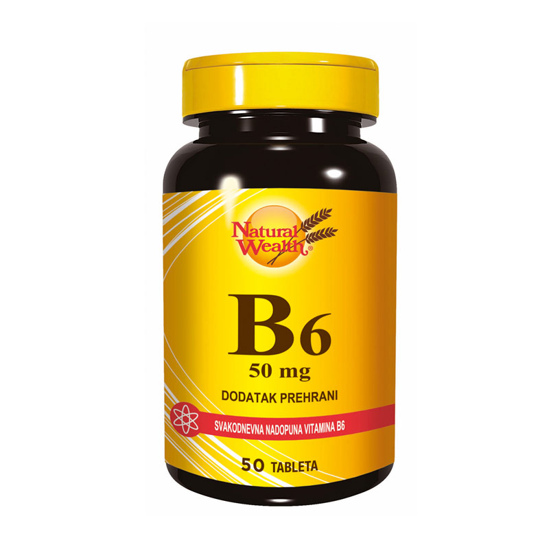 Natural Wealth Vitamin B6 tablete, a50