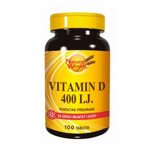 Natural Wealth Vitamin D 400 I.J.