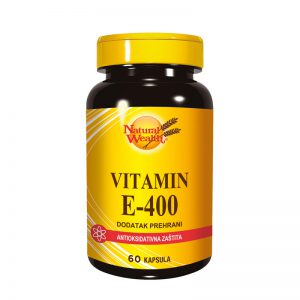 Natural Wealth VitaminE-400 kapsule, a60