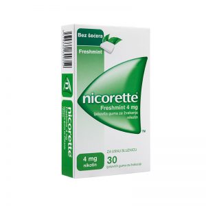 Nicorette guma za žvakanje 4 mg