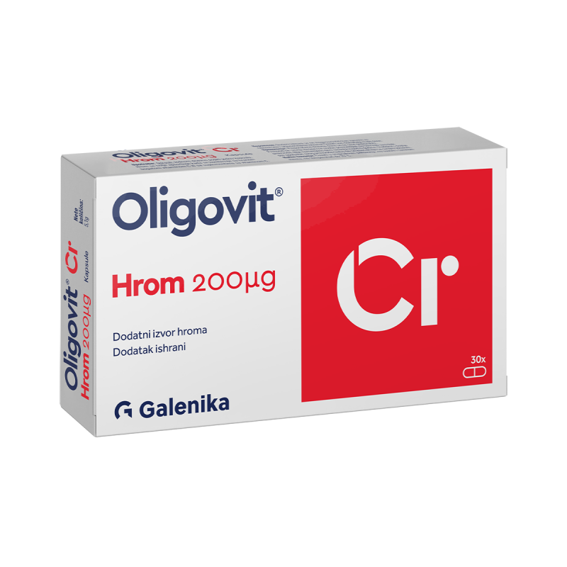 Oligovit Crom 30x200mcg, a30