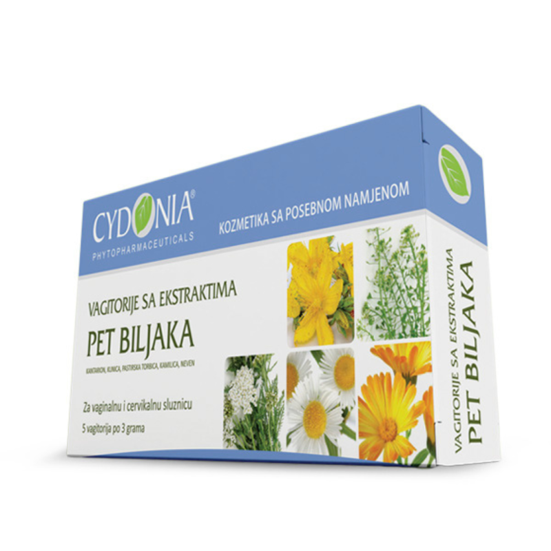 Vagitorije s ekstraktima pet biljaka Cydonia a5