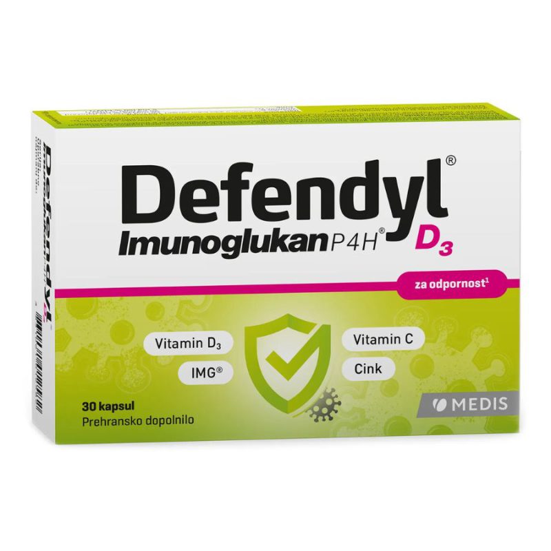 Defendyl imunoglukan D3 kapsule, A30