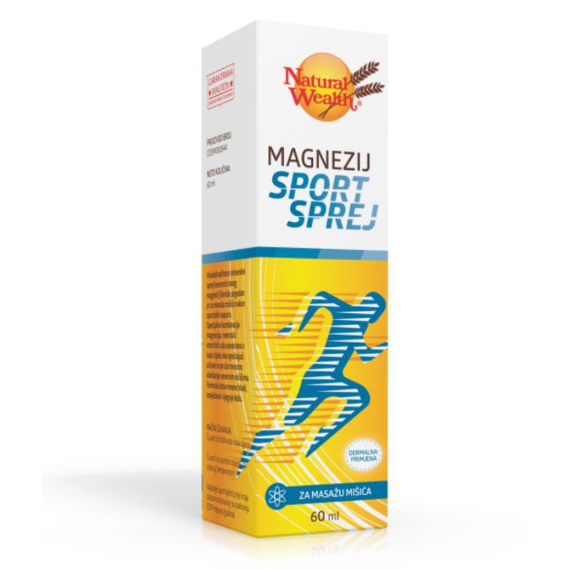 Natural Wealth Magnezij Sport sprej, 60 ml