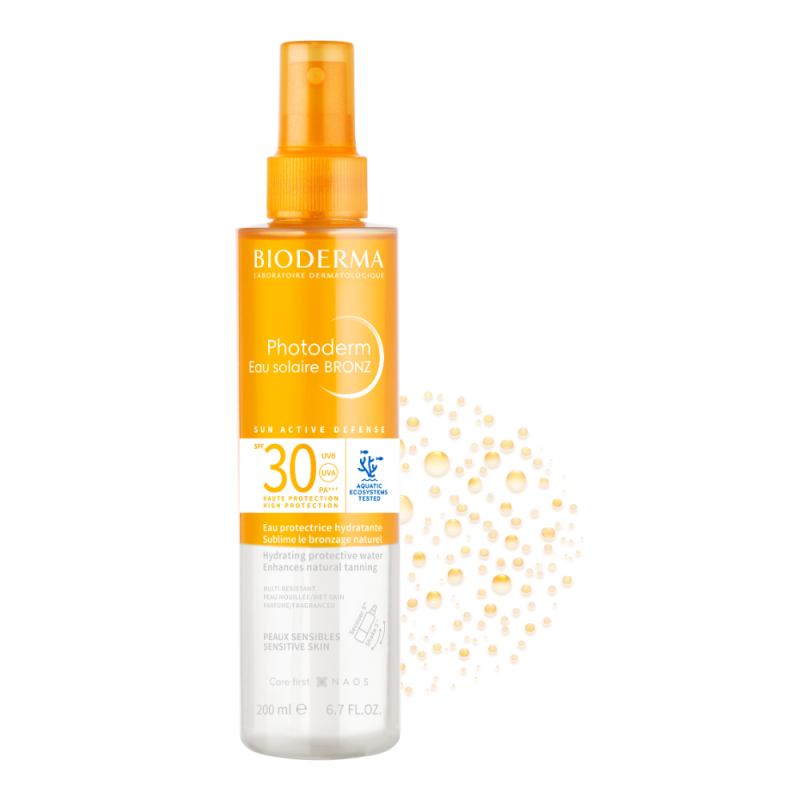 Photoderm Eau solaire BRONZ SPF30, zaštitna voda za brže tamnjenje