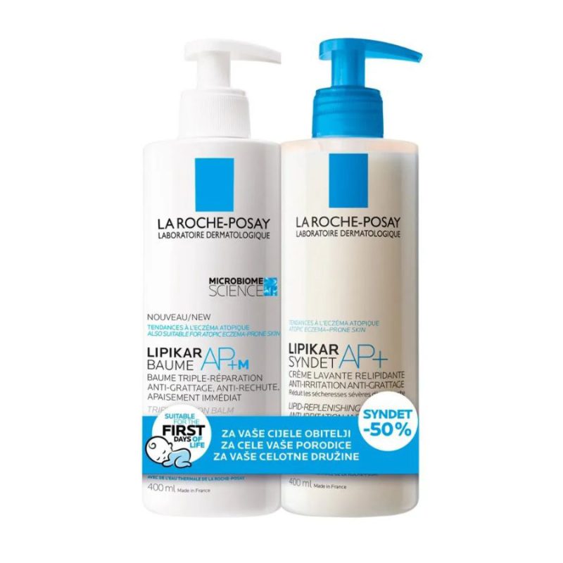 La Roche Posay LIPIKAR BAUME 400 ML+SYNDET (-50%) PROMO